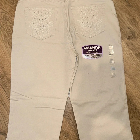 Women's Gloria Vanderbilt Amanda Skimmer Pants size 8 - Picture 3 of 11